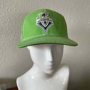 Adidas MLS Licensed Seattle Sounders Embroidered Climalite Hat EUC